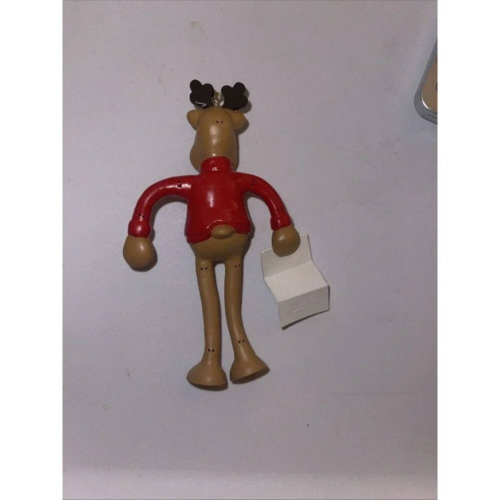 Hallmark 1989 Keepsake Ornament Rodney Reindeer Bendable